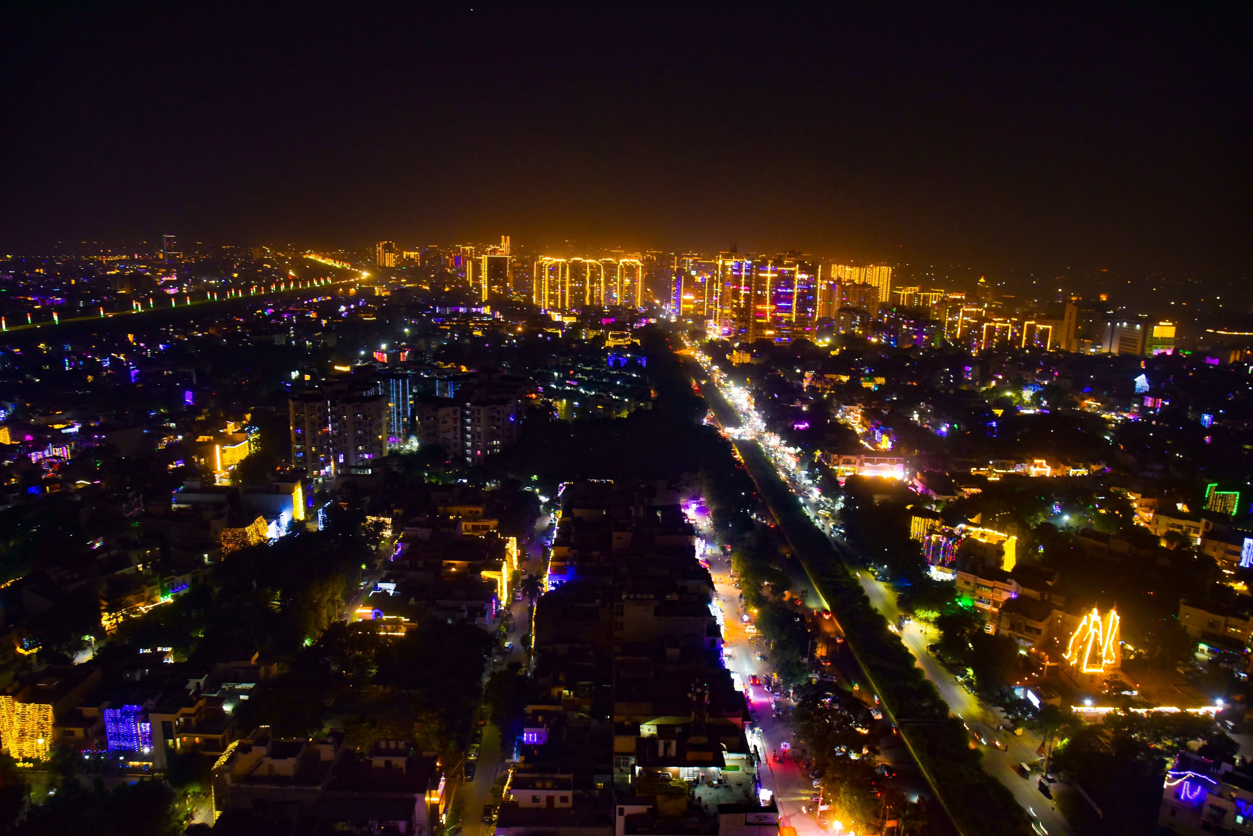 Share your drone photos on Diwali in Delhi-ncr