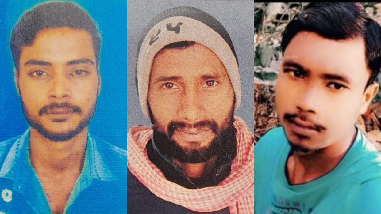 Three friends died after their bike collided with a tree on diwali in pilibhit