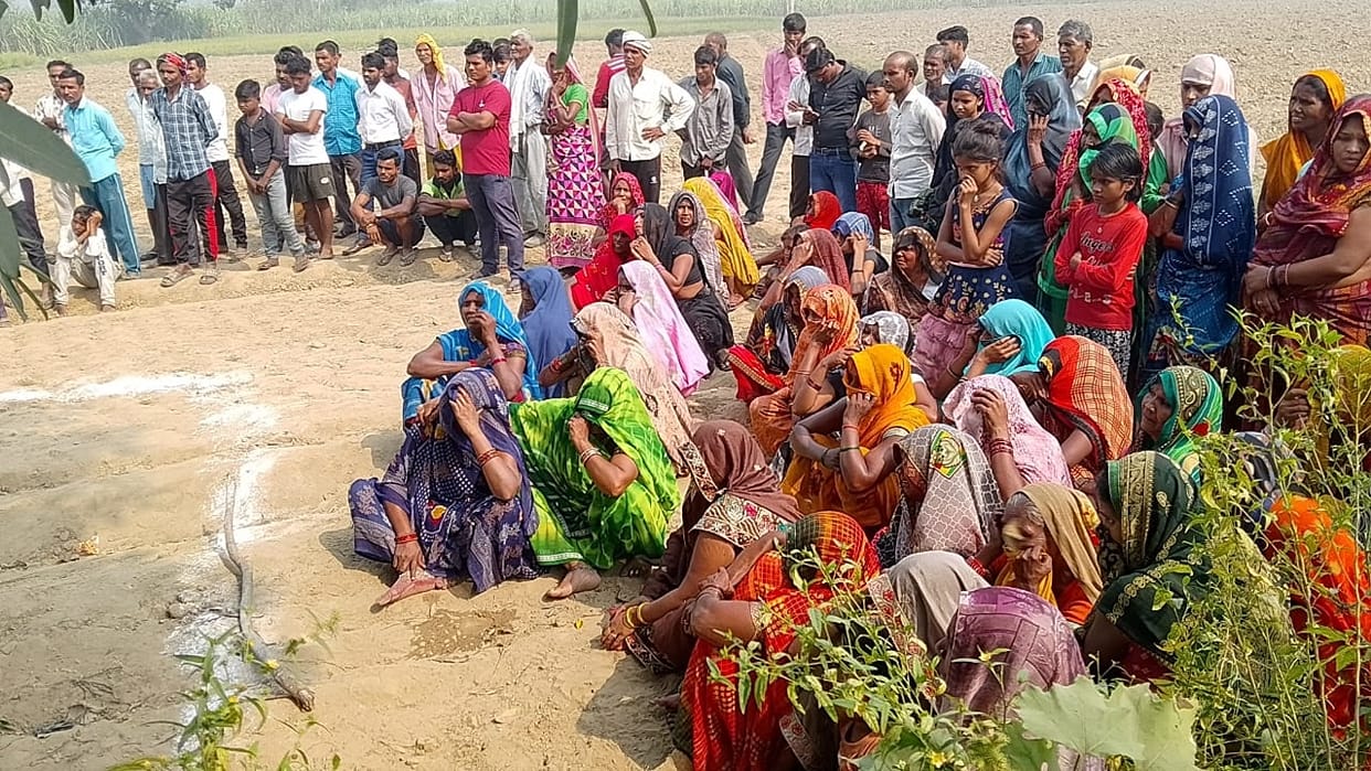 man committed suicide by shooting himself with a gun in lakhimpur kheri