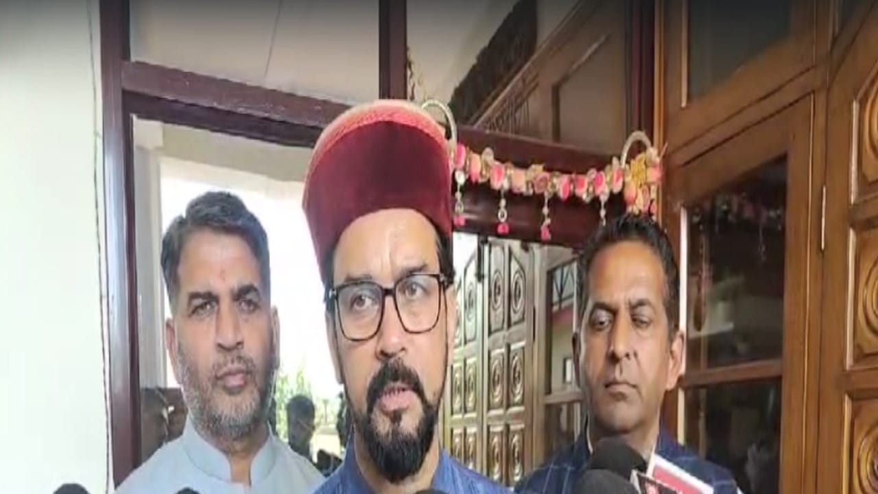 MP Anurag Thakur launched a verbal attack on Congress and Sukhu government, know what he said