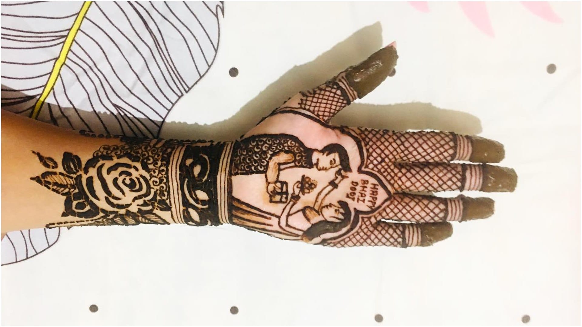 Bhai Dooj 2024 Special Mehndi Designs Images Easy And Simple Mehndi Design For Bhaiya Dooj Puja