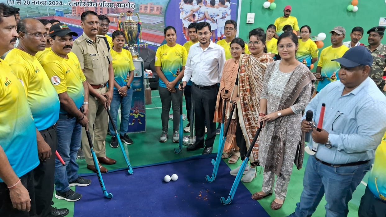 Bihar News : Asian Hockey Championship 2024 Trophy Gaurav Yatra visit Muzaffarpur news