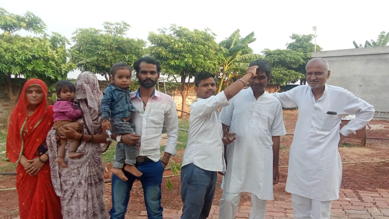 A Prabhu Ji who lived in Apna Ghar Ashram returned home