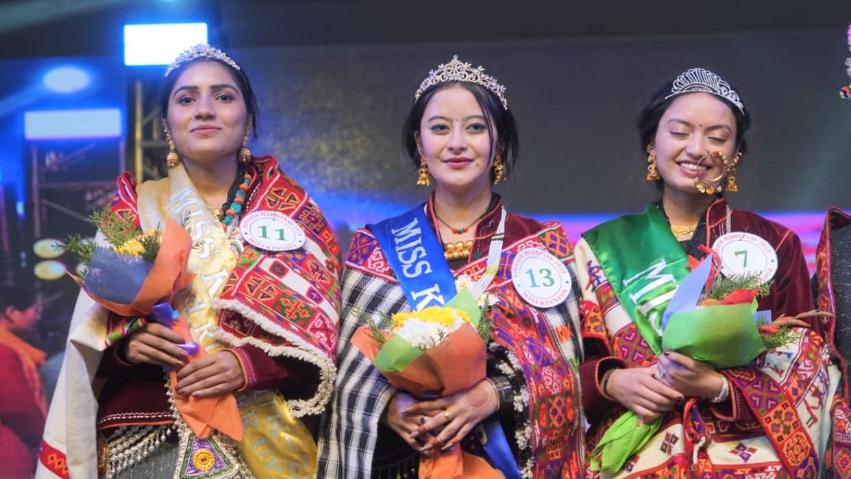 Kinnaur Festival: Ruby Negi became Miss Kinnaur, Surabhi first runner up and Sunita Sanked