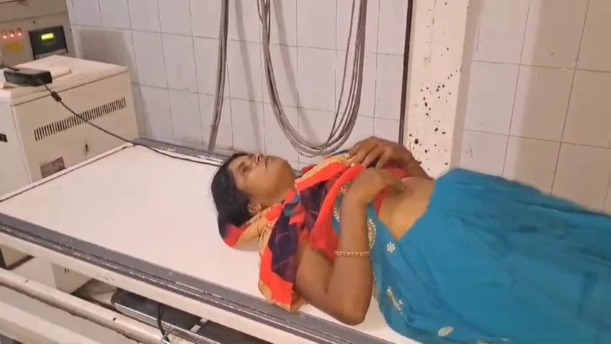 Nalanda News: Woman going home on Chhath festival got shot, bullet got stuck in jaw during firing