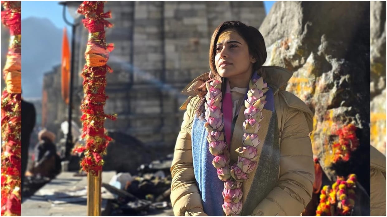 Nushrratt Bharuccha bowed head in Badrinath and Kedarnath shared glimpses of her devotional travel