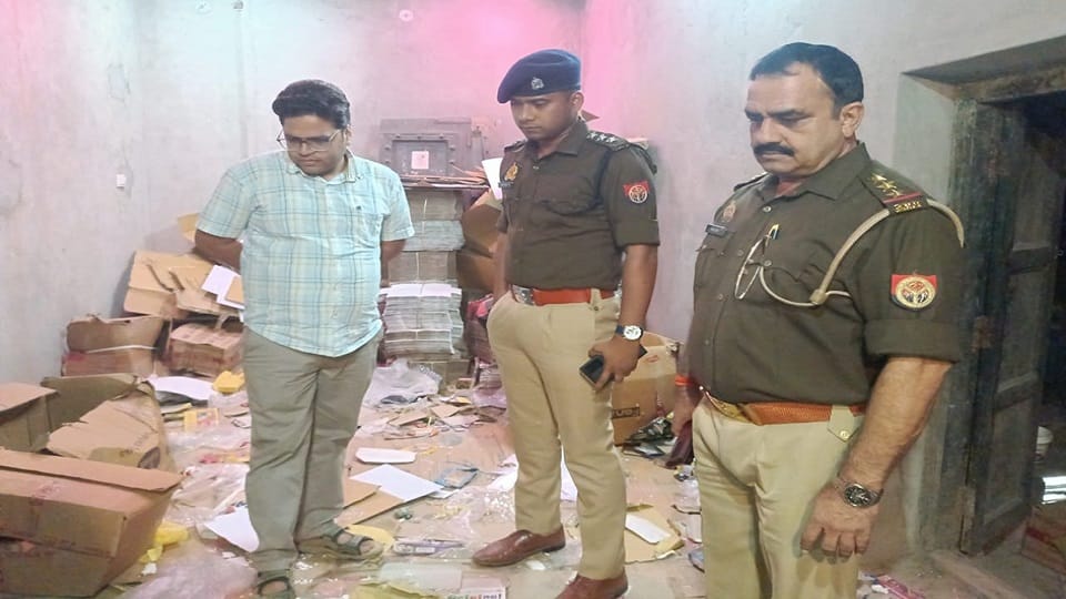 14 quintals of fireworks recovered from the house