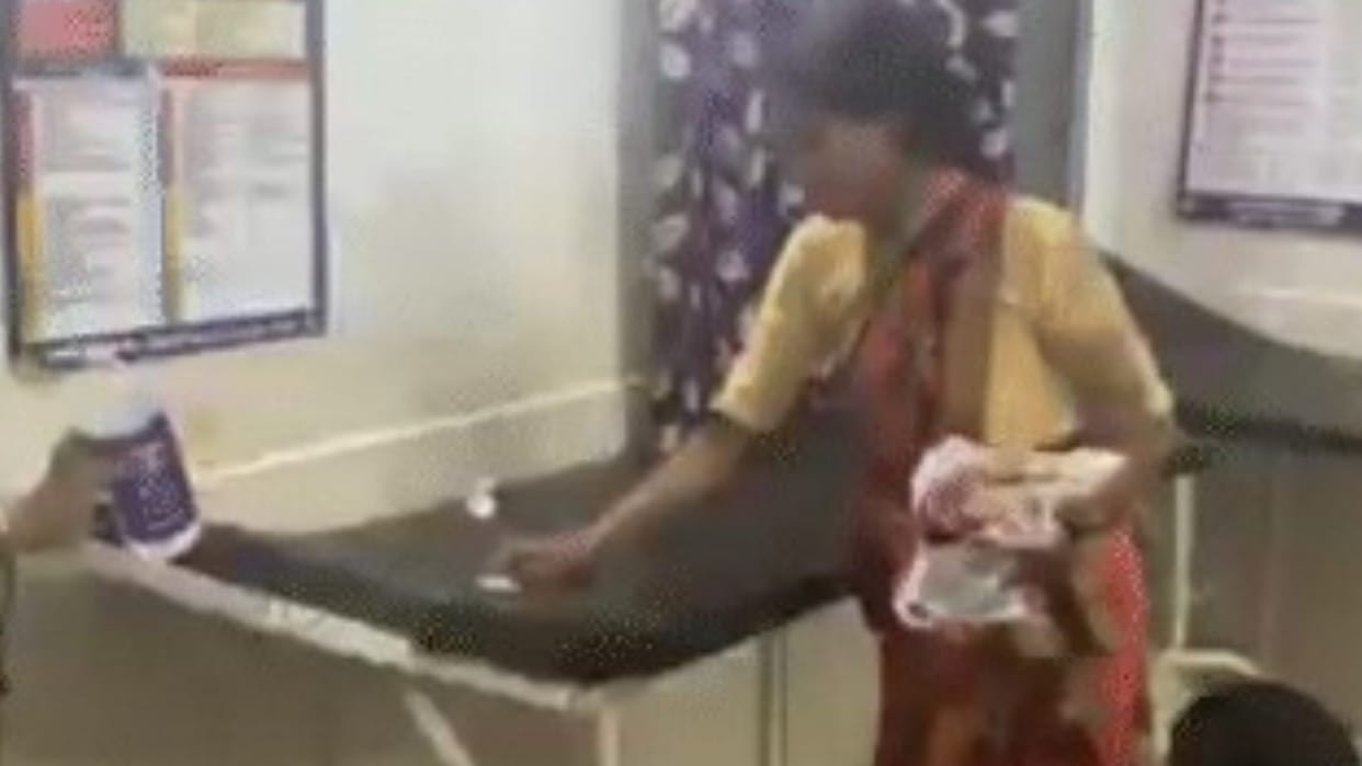 Two suspended for making pregnant wife clean blood-stained bed