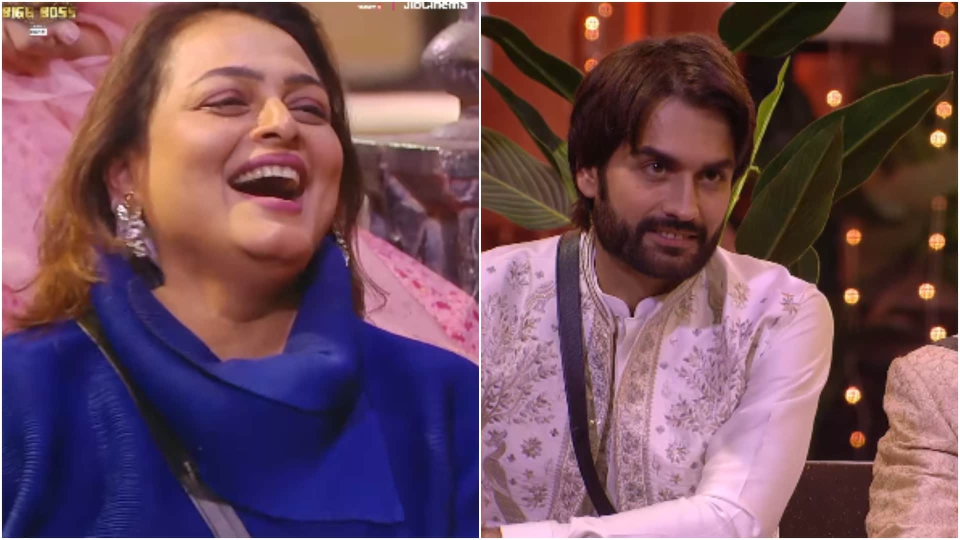 in Bigg Boss 18 latest episode Salman Khan seen pulling legs of Chum Darang and Karan Veer Mehra