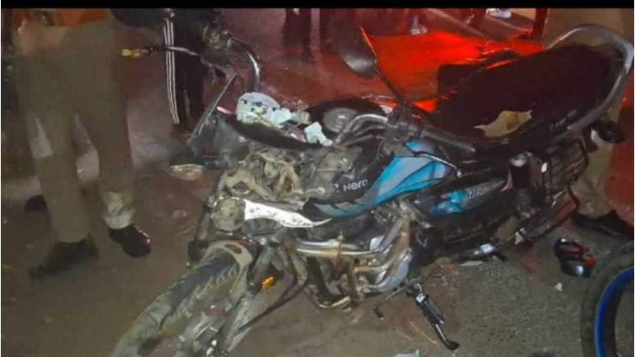 One youth died, two injured in a road accident in Deoria