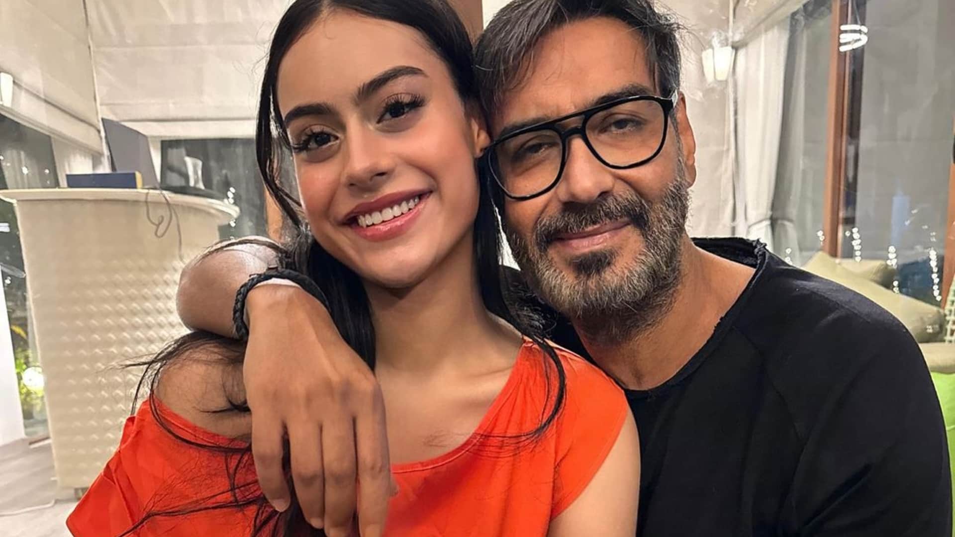 Ajay Devgn daughter Nysa Devgn Calls her father Fav Hero Singham Again actor reaction goes viral
