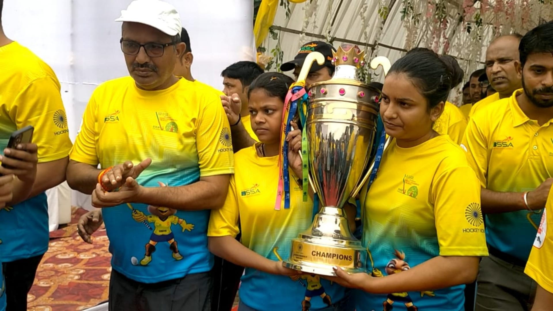 Asian Hockey Championship 2024: Trophy Gaurav Yatra given grand welcome in Samastipur and Hajipur