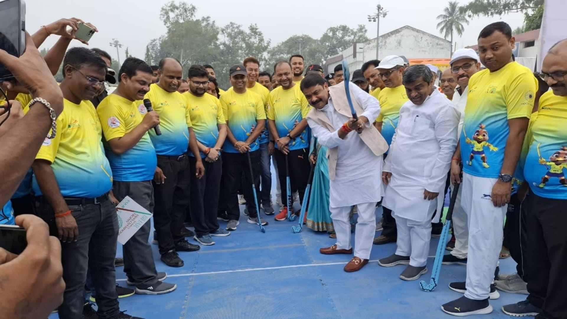 Asian Hockey Championship 2024: Trophy Gaurav Yatra given grand welcome in Samastipur and Hajipur