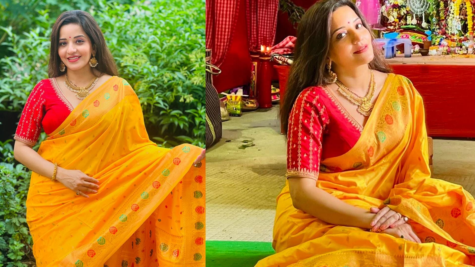 Chhath Puja 2024 looks inspired by bhojpuri actress monalisa to akshara singh