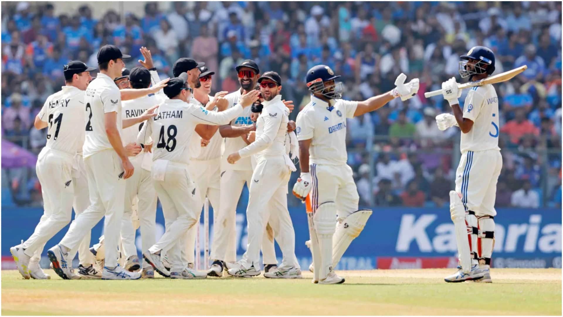 IND vs NZ VIDEO: Foul play with Rishabh Pant? On-field umpire gave not out, 3rd Umpire changed decision, see