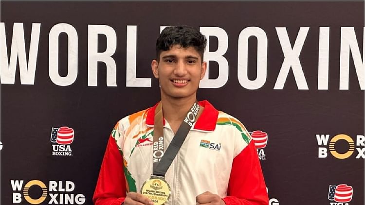 विश्व मुक्केबाजी चैंपियनशिप: दादरी के हेमंत सांगवान ने स्वर्ण पदक जीत रचा इतिहास, फाइनल बाउट में 4-1 रहा स्कोर