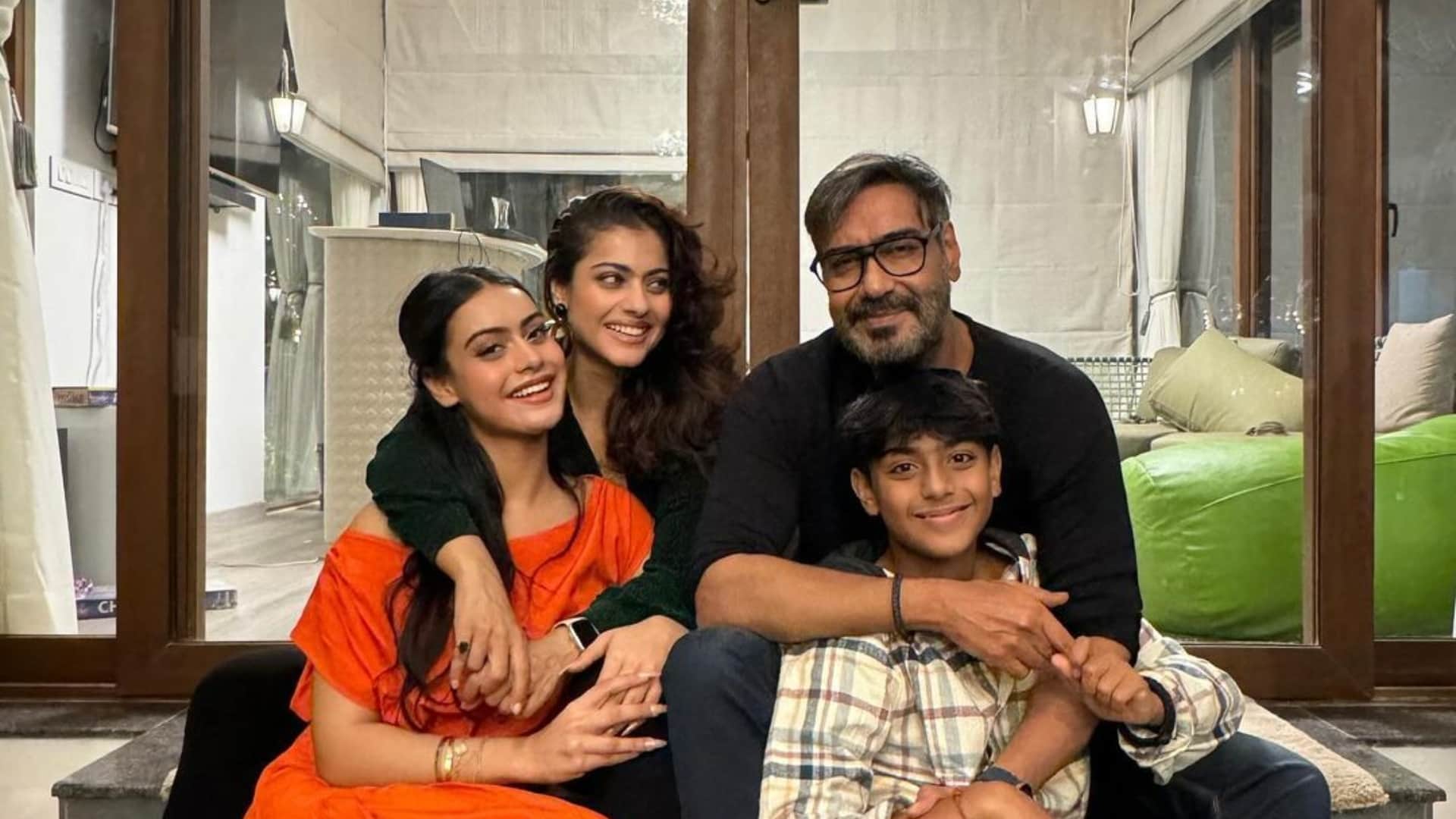 Ajay Devgn daughter Nysa Devgn Calls her father Fav Hero Singham Again actor reaction goes viral