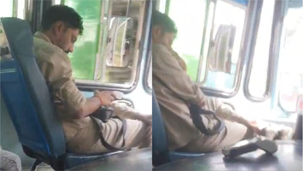 Haryana: Drunk conductor did not issue ticket, suspended when video went viral