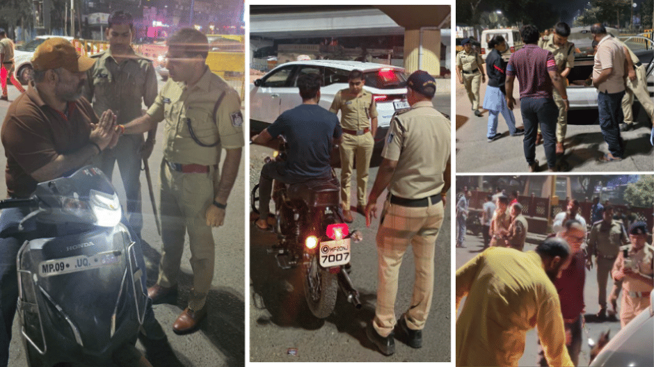 indore news police crime night patrolling