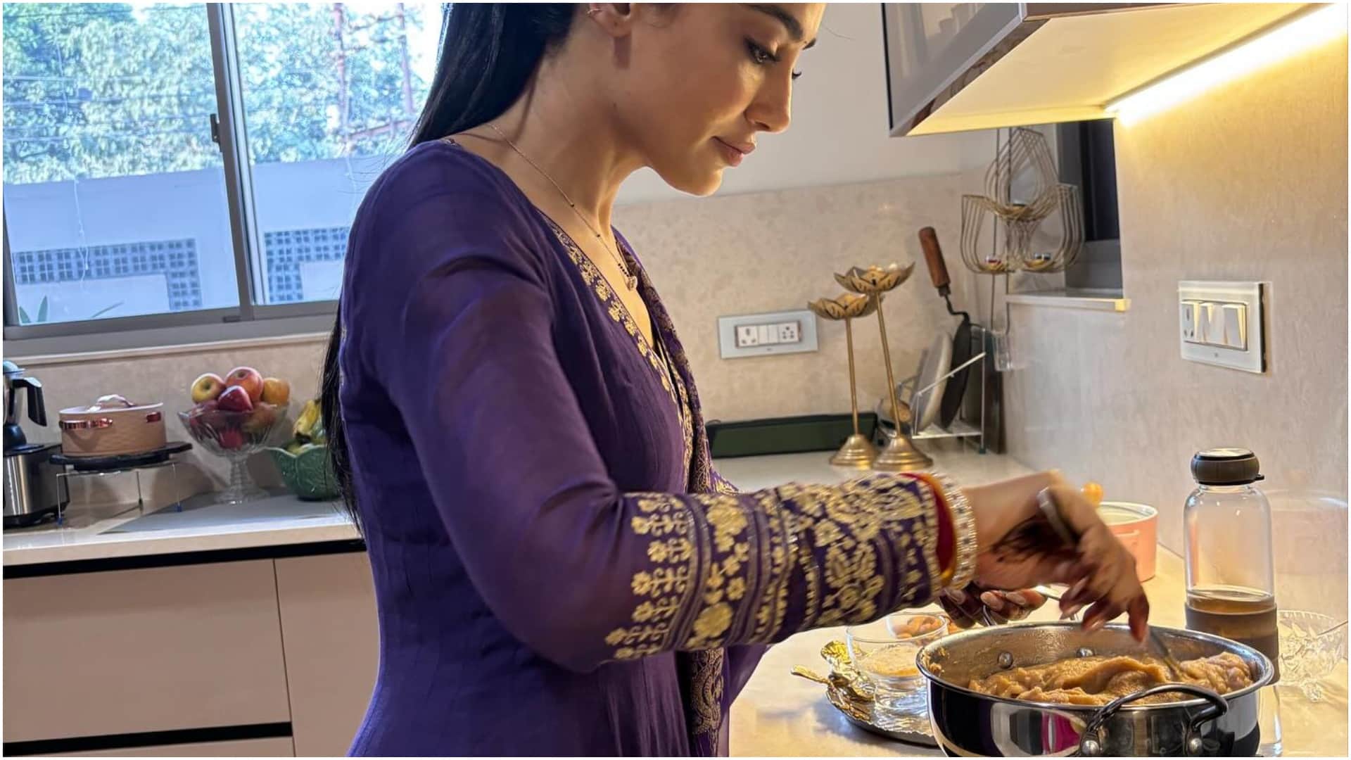 Newlyweds Actress Surbhi Jyoti and her husband Sumit Suri Meet Uttarakhand CM Pushkar Singh Dhami