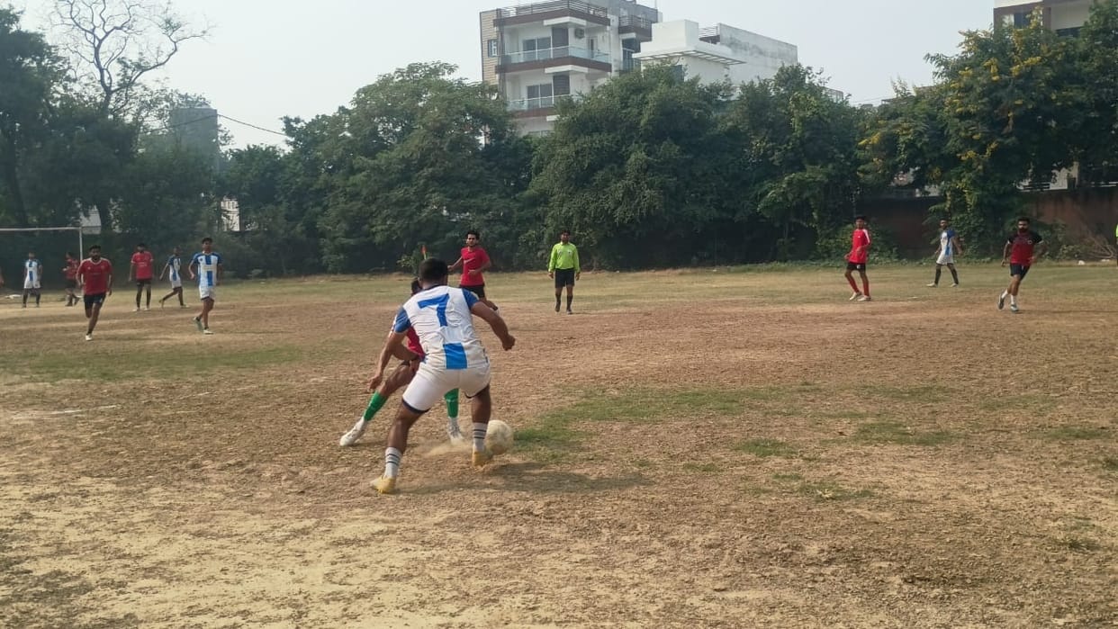 Sudhir Football League, Sonipat defeated Gallopians in the first semi-final