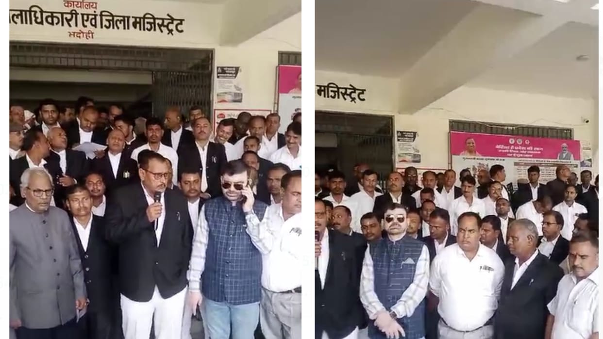 Protest against Ghaziabad incident lawyers went on strike