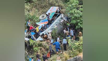 Uttarakhand Almora Bus Accident bus fell into river people trembled after seeing horrific scene see photos
