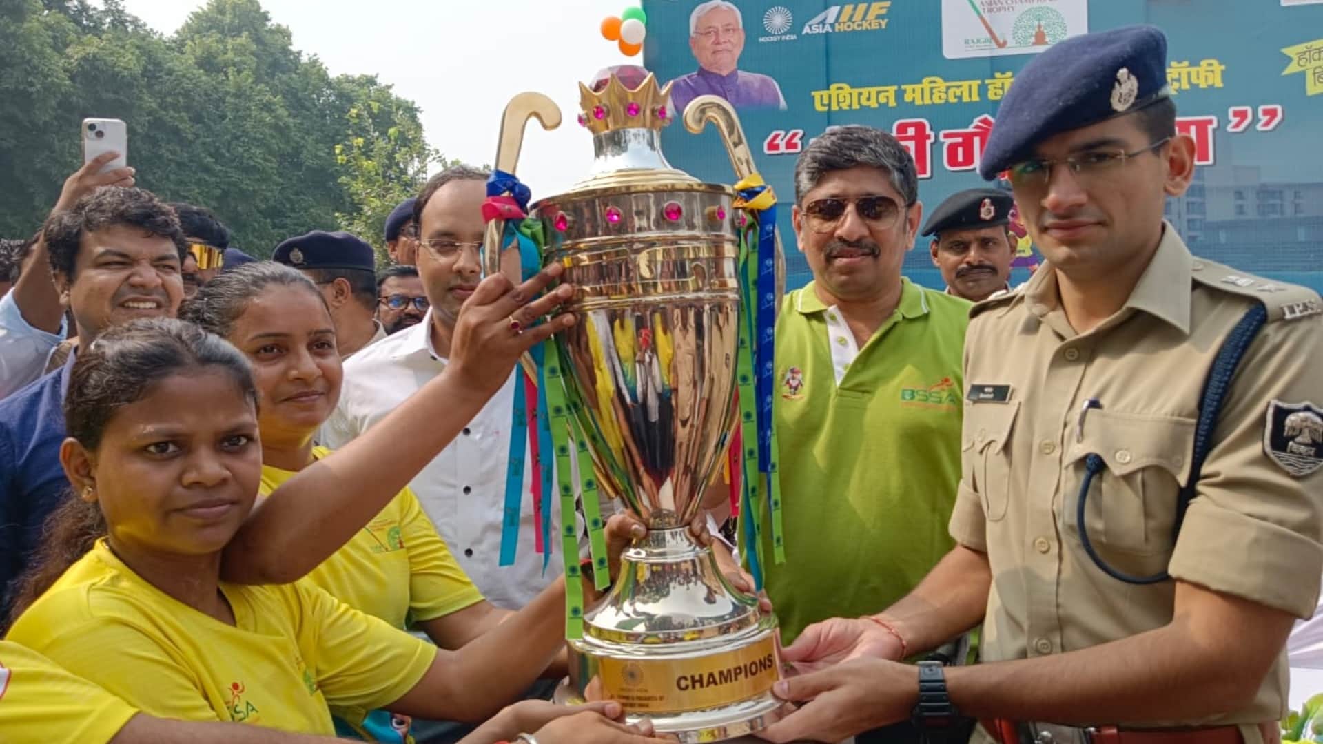 Bihar News: Historic start of Asian Women's Hockey Champions Trophy for first time, welcomed foreign players