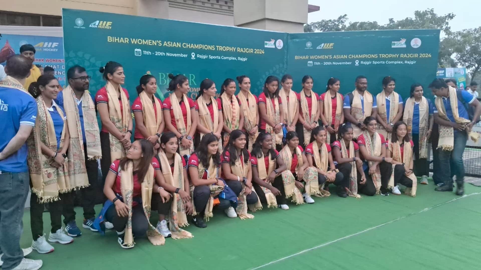 Bihar News: Historic start of Asian Women's Hockey Champions Trophy for first time, welcomed foreign players