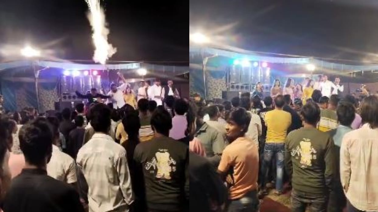 Pradhan called lady dancers before his son marriage in bareilly