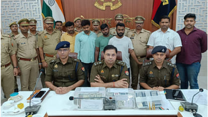 Accused of theft of Rs 45 lakh caught from Khatu Shyam Distributor in Gorakhpur.