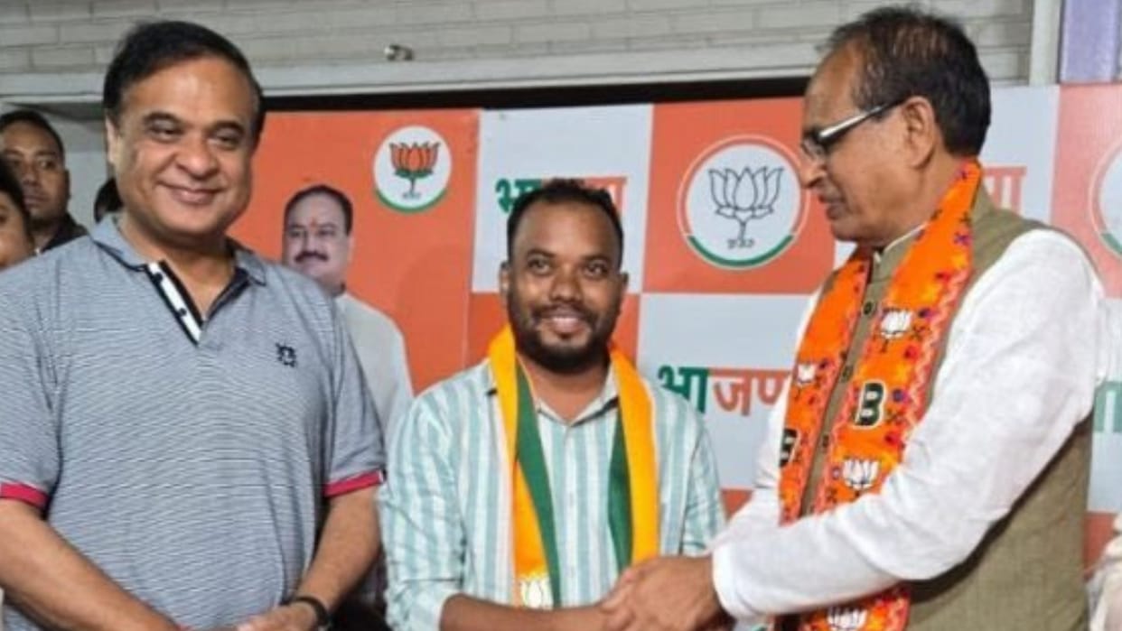 Mandal Murmu proposer who signed on Jharkhand CM Hemant Soren nomination joined BJP Himanta Biswa Sarma