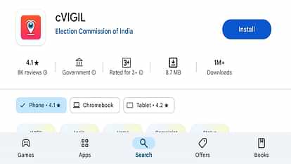 election related complaint on C-Vigil App