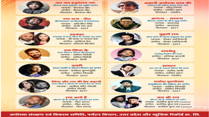 Sant Kabir Nagar DM Mahendra Singh Tanwar has written the lyrics of 7 out of 14 songs of Ramtarang.
