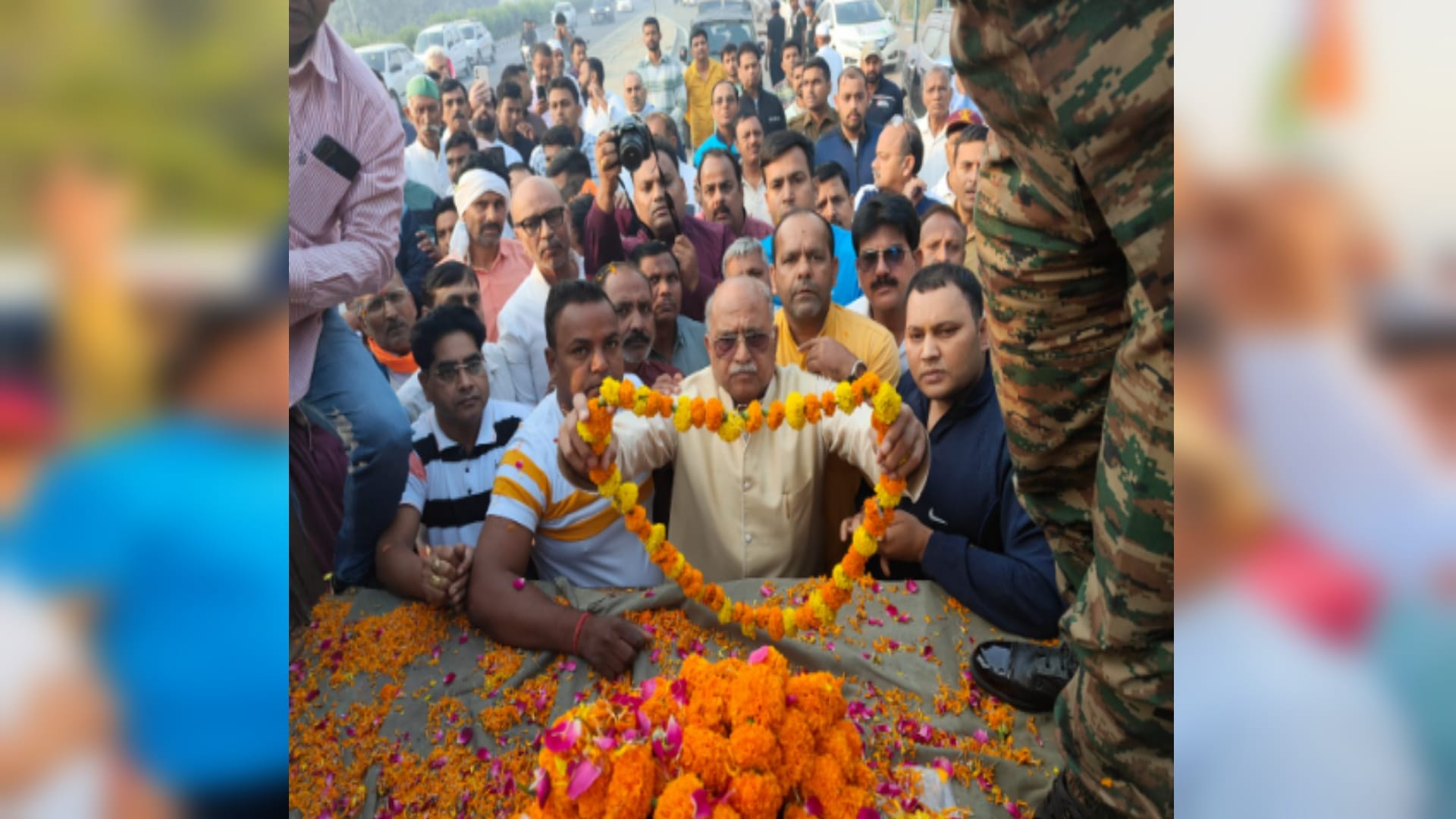 Sacrifice of Vivek Baliyan of Muzaffarnagar: His body reachs his ancestral home Shahjuddi today