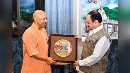 Yogi-PM Modi-JP Nadda Meeting in Delhi CM Yogi invited PM to Maha Kumbh Prayagraj discussed UP by-elections