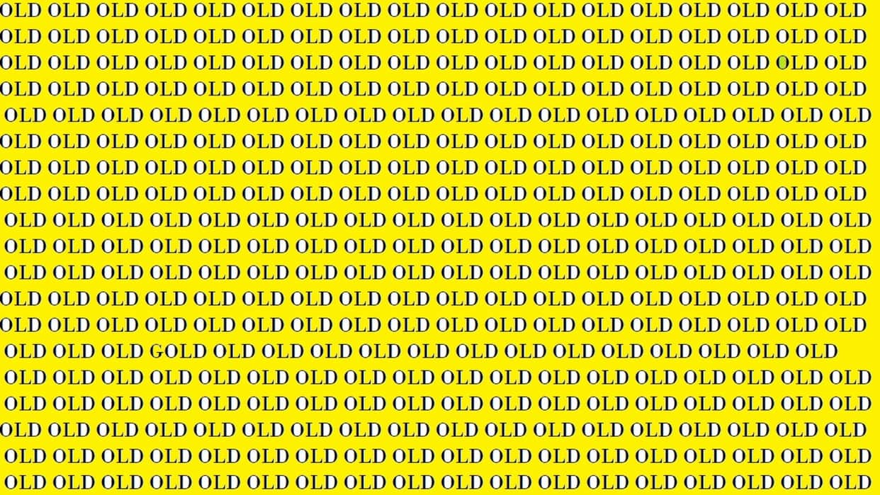 Optical Illusion For Iq Test: Can You Spot Gold in 10 Seconds Viral Brain Test