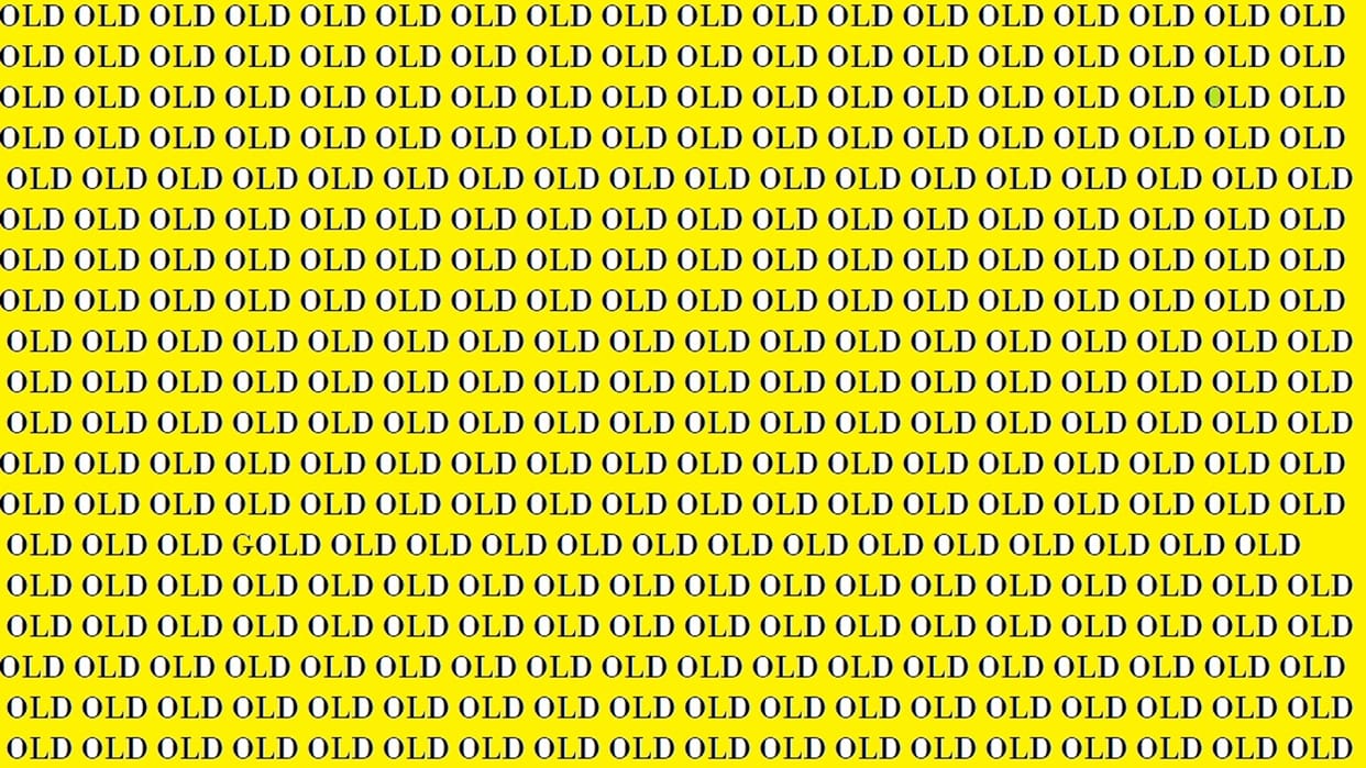 Optical Illusion For Iq Test: Can You Spot Gold in 10 Seconds Viral Brain Test