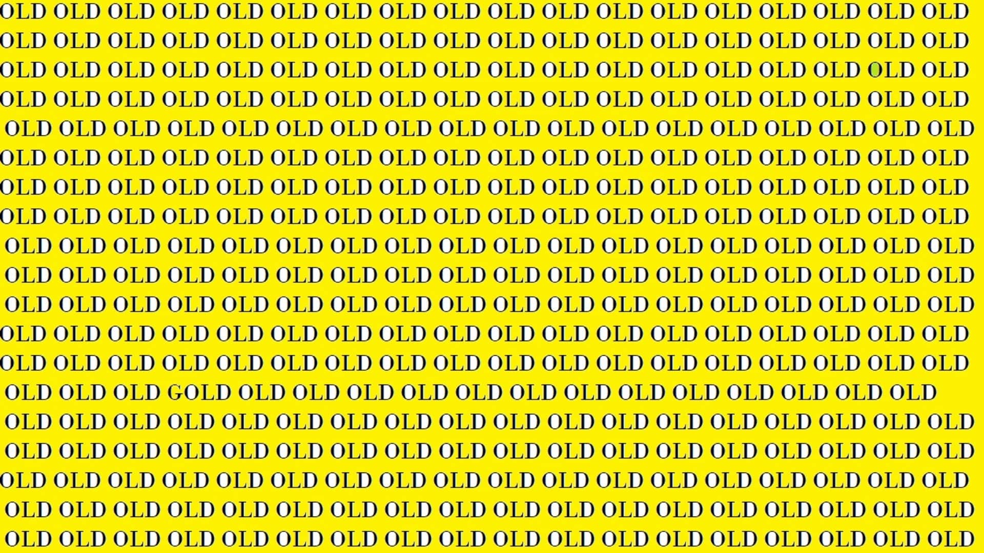 Optical Illusion For Iq Test: Can You Spot Gold in 10 Seconds Viral Brain Test