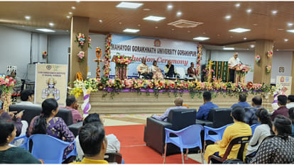 Gorakhpur Mahayogi Gorakhnath University convocation ceremony was organized