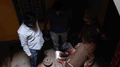 In Varanasi young man fled from home after shooting his wife and three children dead