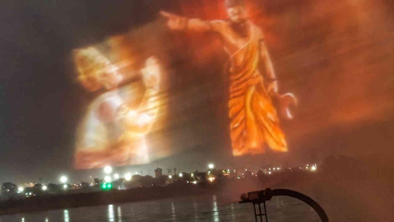 Ganga Utsav 2024 Aarti Laser light show 3D movie and Ashutosh Rana Shiv Strotam were special Haridwar News
