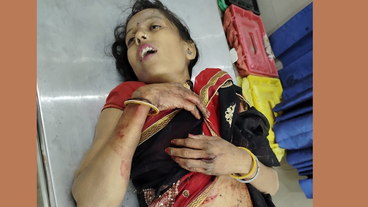 Murder of woman in Sonipat, woman had reached near dirty drain in Kundli in injured state