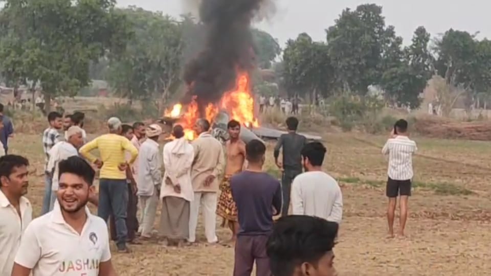 Agra Mig-29 crash fire in plane was controlled in 45 minutes with help of foam