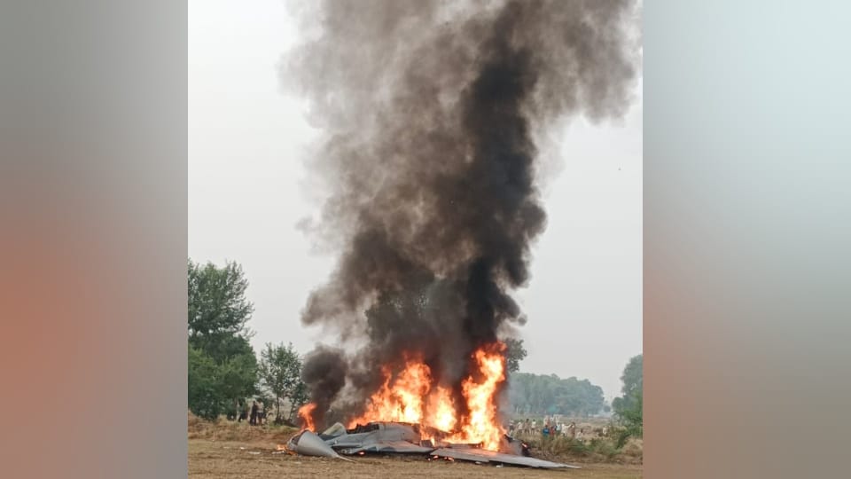 Agra Mig-29 crash fire in plane was controlled in 45 minutes with help of foam