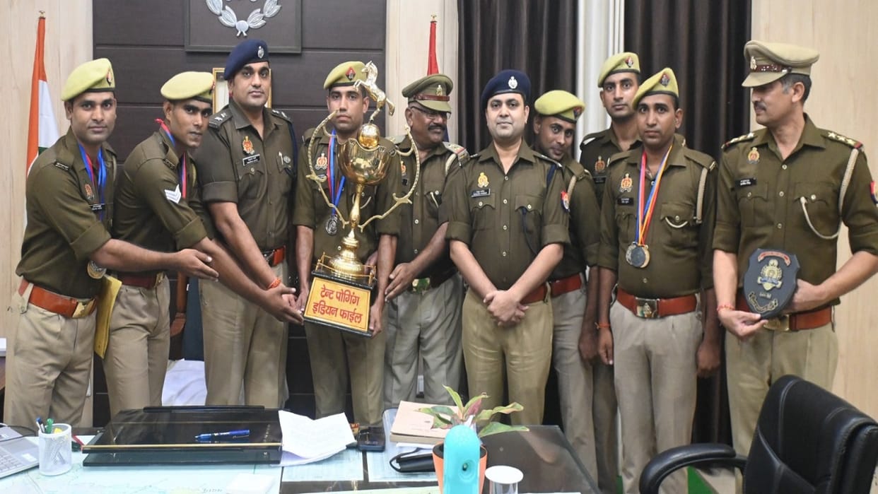 Bareilly police won 11 medals in horse riding competition