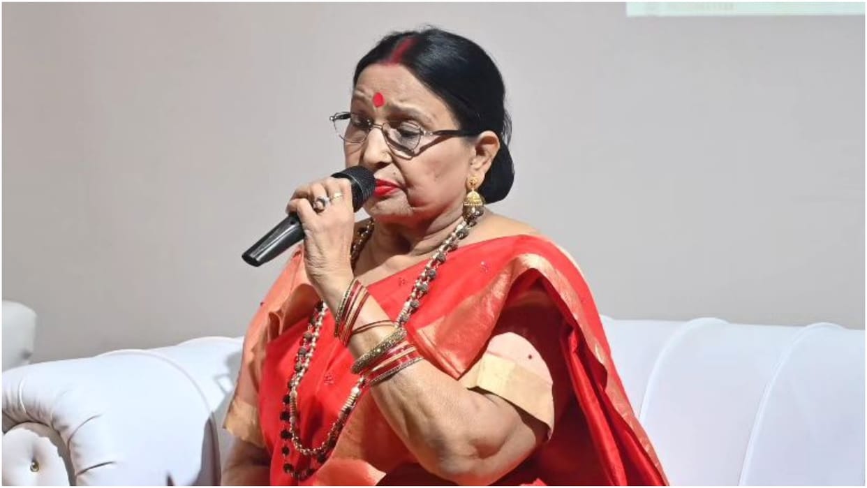 Today everyone is crying on the demise of Sharda Sinha in rhythm, tune and melody