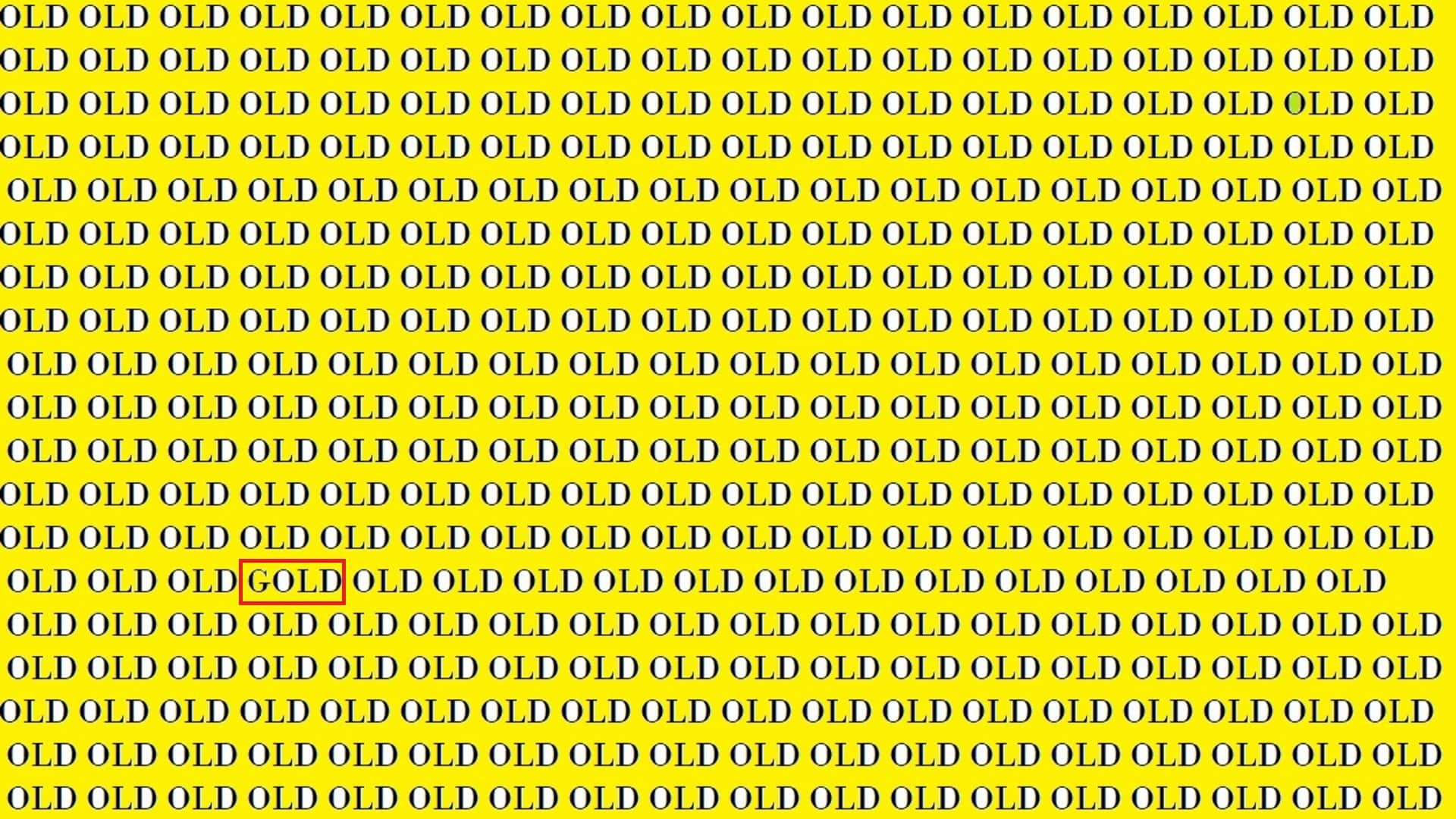 Optical Illusion For Iq Test: Can You Spot Gold in 10 Seconds Viral Brain Test