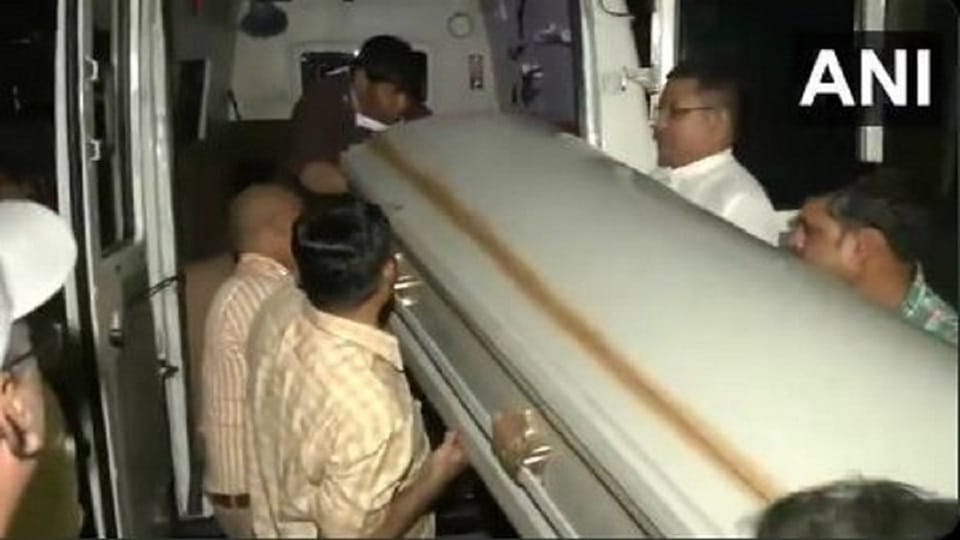 Sharda Sinha : Mortal remains of Sharda Sinha being taken to Patna for last rites