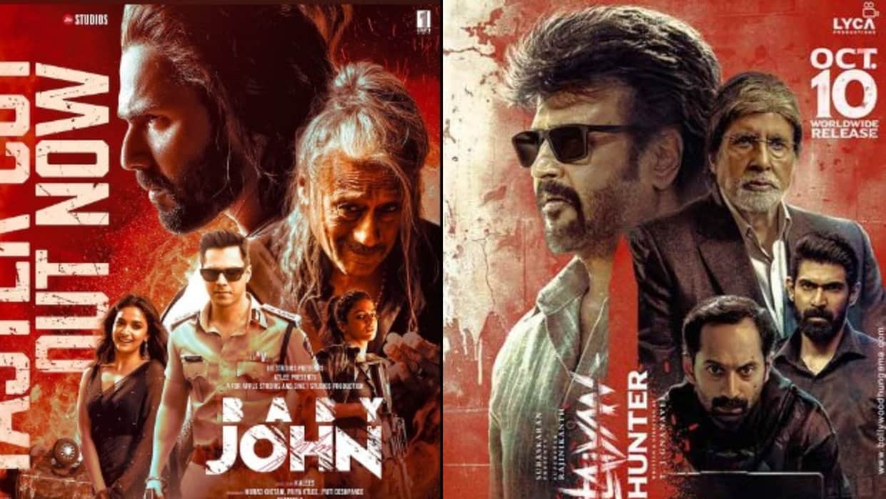 Baby John Poster Varun Dhawan users reaction rajnikanths Vettaiyan news in hindi
